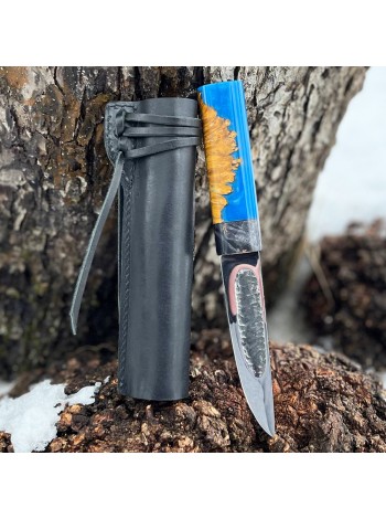 Ніж "ЯКУТ N690, V-019", шкіряні ножни