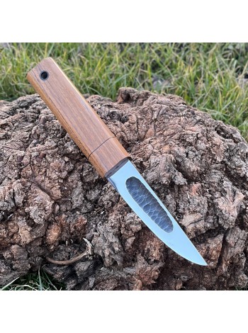 Ніж "ЯКУТ Х12МФ, V-021", шкіряні ножни