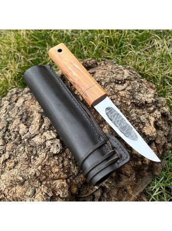 Ніж "ЯКУТ N690, V-029", шкіряні ножни