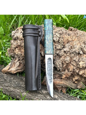 Ніж "ЯКУТ N690, V-034", шкіряні ножни