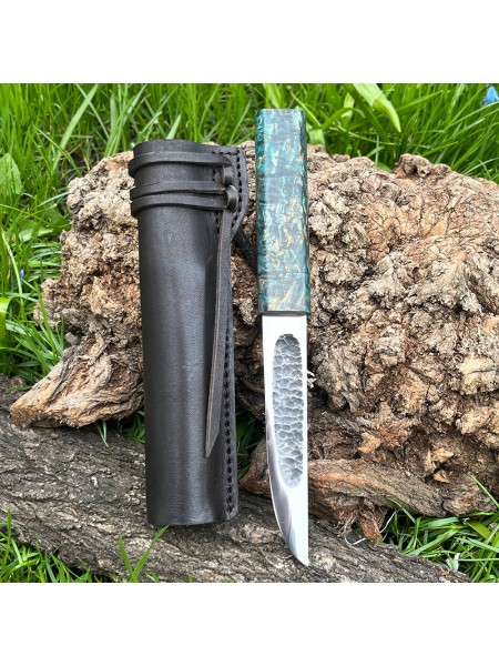 Ніж "ЯКУТ N690, V-034", шкіряні ножни