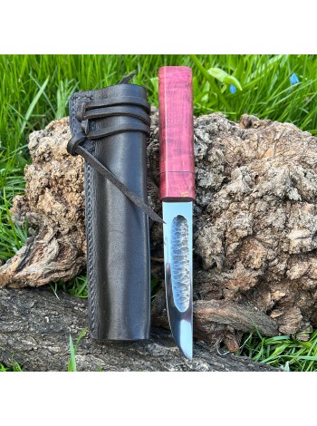 Ніж "ЯКУТ N690, V-037", шкіряні ножни