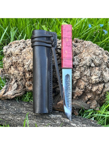 Ніж "ЯКУТ N690, V-038", шкіряні ножни