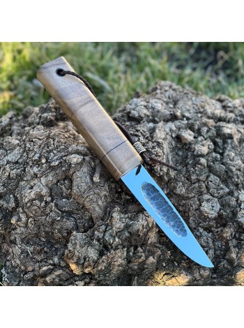 Ніж "ЯКУТ N690, V-027", шкіряні ножни