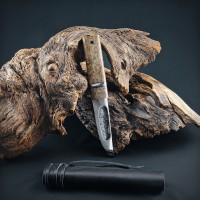 Ніж "ЯКУТ ШХ-15, V-006", шкіряні ножни