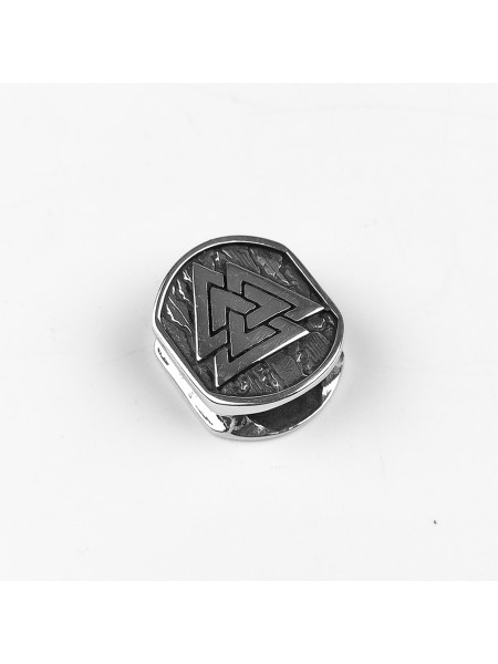 Намистина для браслета (мод. 10), біла бронза