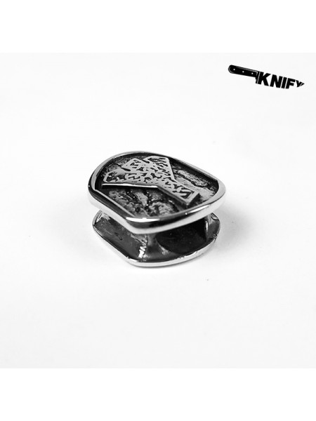 Намистина для браслета (мод. 2), біла бронза