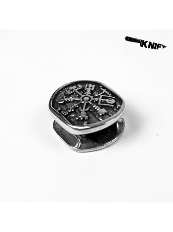 Намистина для браслета (мод. 1), біла бронза