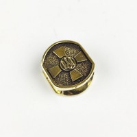 Намистина для браслета "ЗСУ", латунь