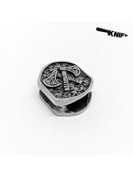 Намистина для браслета (мод. 7), біла бронза