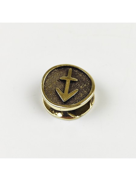 Намистина зодіак "Стрілець" #11, латунь