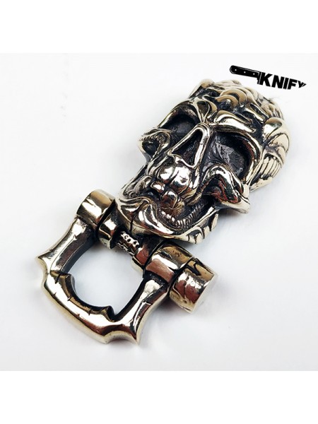 Застібка для браслета "Череп", латунь