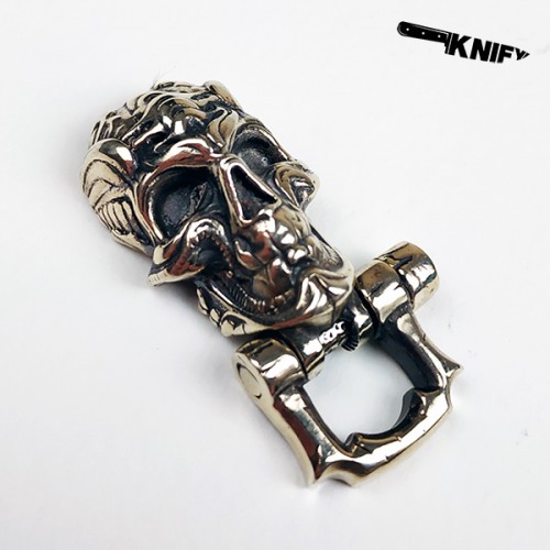 Застібка для браслета "Череп", латунь