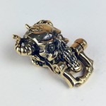 Застібка "Череп з рогами"