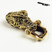 Застібка для браслета "Дракон", латунь