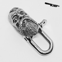 Застібка для браслета "Горець", біла бронза