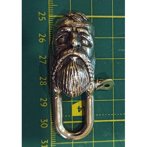 Застібка для браслета "Горець", біла бронза