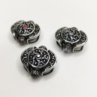 Застібка для браслета "Перлина", біла бронза