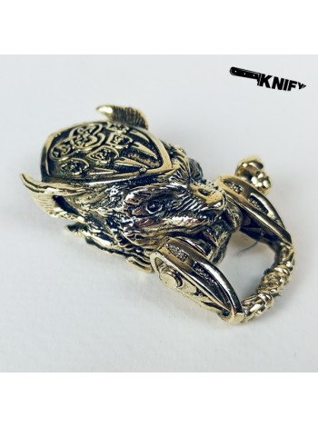 Застібка для браслета "Рись", латунь