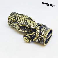 Застібка для браслета "Змій", латунь