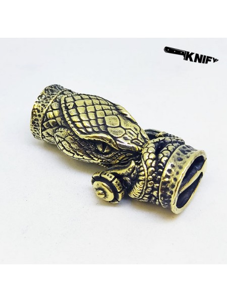 Застібка для браслета "Змій", латунь