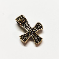 Застібка-підвіска "Хрест", латунь