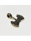 Застібка-підвіска "Сокирка", латунь