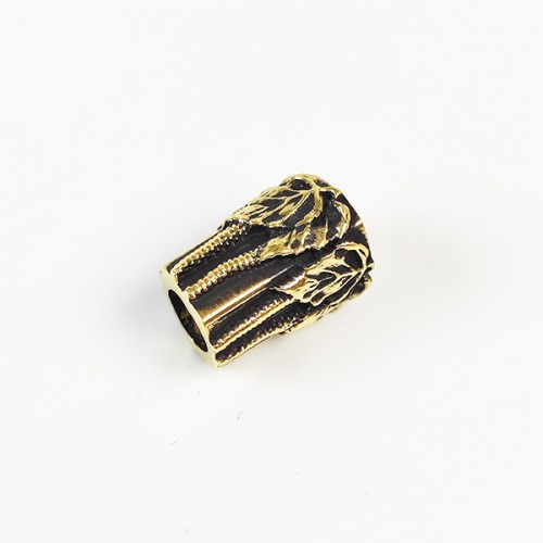 Темлячная бусина (ТБ-39) "Березки", латунь