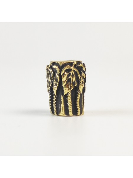 Темлячная бусина (ТБ-39) "Березки", латунь