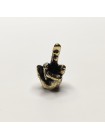 Темлячная бусина (ТБ-47) "F*ck", латунь