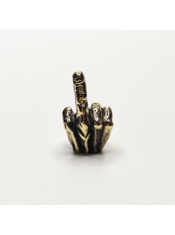 Темлячная бусина (ТБ-47) "F*ck", латунь