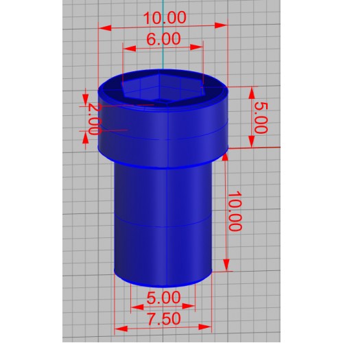 Комплект литва для ножа "Антитеррор-2" під стяжку, латунь