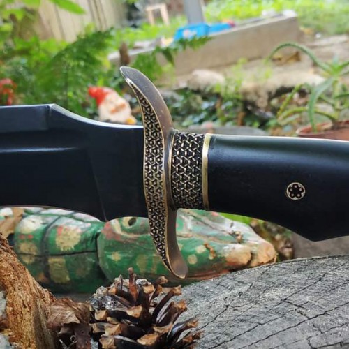 Гарда для ножа "Боуі", біла бронза