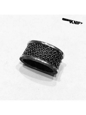 Кільце-проставка для ножа "Боуі", широке, біла бронза