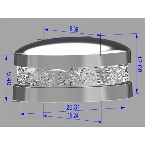 Ножевая пара для финки (ФП-13) "ФАЗАН", нейзильбер