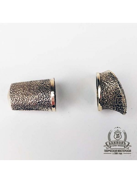 Ножевая пара для финки (ФП-2), бронза Ножевая пара для финки (ФП-2), бронза