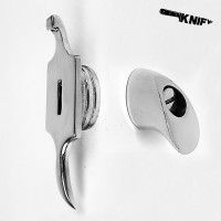 Ножевая пара для финки (ФП-9-СТ), белая бронза (ГФ-8/1 + ТФ-9-СТ)