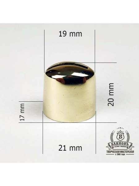 Гарда для финки (ГФ-1) латунь