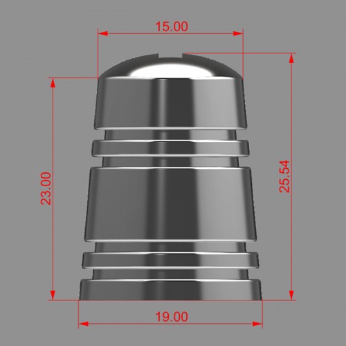 Гарда для финки (ГФ-11) Б/О, нейзильбер
