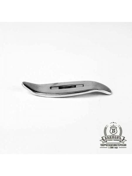 Гарда для финки (ГФ-3/1), белая бронза Гарда для финки (ГФ-3/1), белая бронза