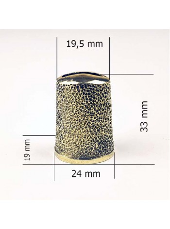 Гарда для финки (ГФ-7), латунь