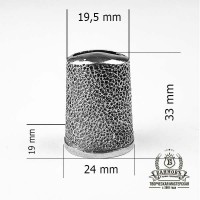 Гарда для финки (ГФ-7), белая бронза