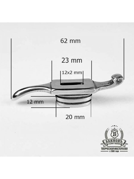 Гарда для финки (ГФ-8) нейзильбер