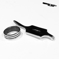 Гарда для финки (ГФ-9) белая бронза