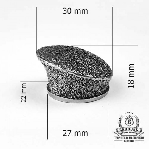 Ножевая пара для финки (ФП-6), нейзильбер Ножевая пара для финки (ФП-6), нейзильбер