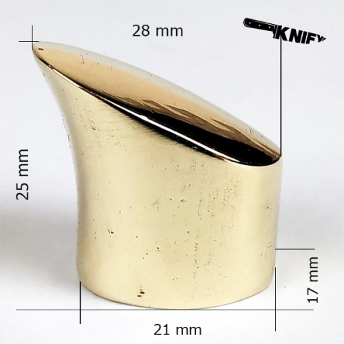 Тыльник для финки (ТФ-6-1-СТ) бронза