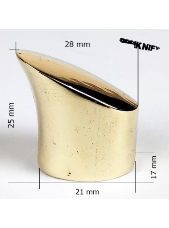 Тыльник для финки (ТФ-6/1)  бронза