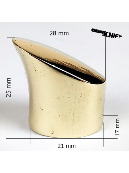 Тыльник для финки (ТФ-6/1)  бронза