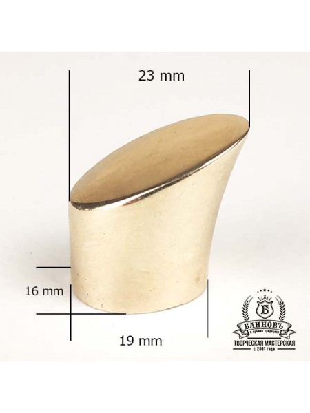 Тыльник для финки (ТФ-6) бронза Тыльник для финки (ТФ-6) бронза