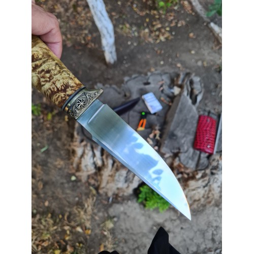 Гарда (Г-2) "Солнцеворот" з упором, біла бронза